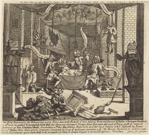 Spravedlivý pohled na britskou scénu od William Hogarth