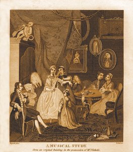 Hudební studie Williama Hogartha od William Hogarth