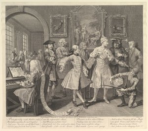 A Rakes Progress, deska 2, 25. června 1735. od William Hogarth