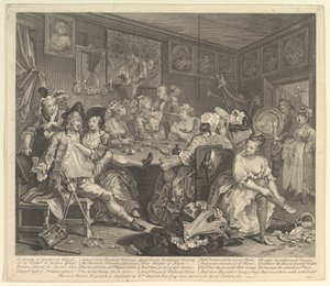 A Rakes Progress, deska 3, 25. června 1735. od William Hogarth