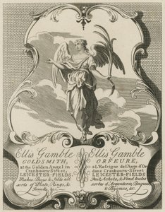Inzerát Ellis Gamble, Goldsmith od William Hogarth