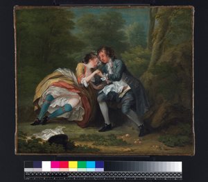 Poté, kolem 1730-31 (olej na plátně) od William Hogarth