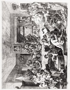 An Election Entertainment, Plate I, 24. února od William Hogarth