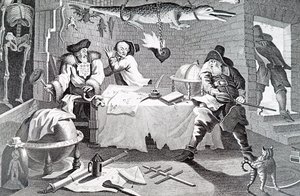 Okultní scéna od William Hogarth