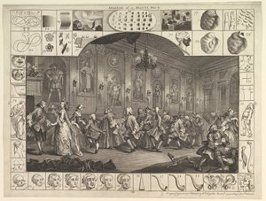 Rozbor krásy, talíř 2, 5. března 1753. od William Hogarth