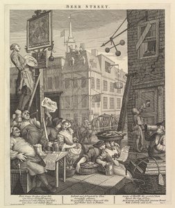 Pivní ulice od William Hogarth