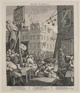 Pivní ulice od William Hogarth