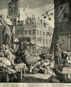 Beer Street, 1751, 1925. od William Hogarth