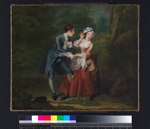 Dříve, c.1730-31 (jeden z páru, viz 58828) od William Hogarth