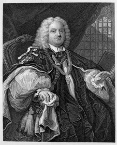 biskup Hoadly od William Hogarth