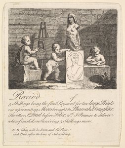 Chlapci pokukující v přírodě, 1731-51. od William Hogarth