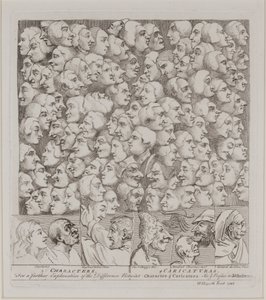 Postavy a karikatury od William Hogarth