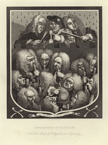 Konzultace s lékaři od William Hogarth