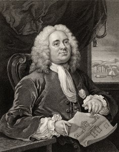 Daniel Lock, vyrytý Benjaminem Hollem (1808-84) z „Díla Williama Hogartha“, vydaného v roce 1833 od William Hogarth