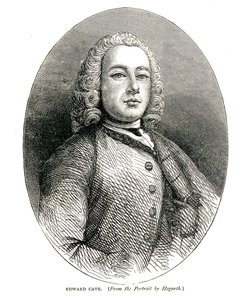 Edward Cave, cca 1700s od William Hogarth