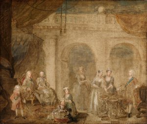 Jiří II., král Anglie, a jeho rodina