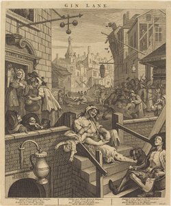 Gin Lane od William Hogarth