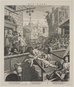 Gin Lane od William Hogarth