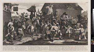 Hudibras a Skimmington od William Hogarth