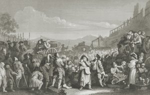 Nečinnost na cestě k popravě od William Hogarth