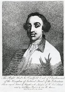 James Caulfield, 1. hrabě z Charlemontu, vyryl Joseph Haynes, 1782 od William Hogarth
