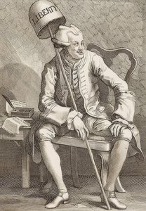 John Wilkes Esq. 1763 od William Hogarth