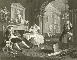 Manželství A La Mode od William Hogarth