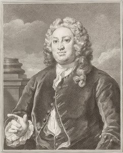 Martin Folkes. 1742 od William Hogarth