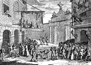 Maškarády a opery, 1724. od William Hogarth
