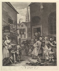 Poledne: Čtyři denní doby od William Hogarth