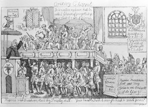 Oratorní kaple, kolem roku 1746 od William Hogarth