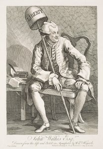 Portrét Johna Wilkese, Esquire od William Hogarth
