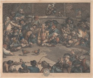 Royal Sport, Pit Ticket od William Hogarth
