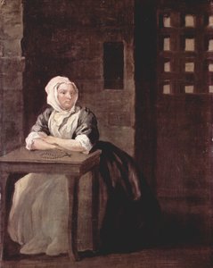 Sarah Malcolm (zemřela 1733) od William Hogarth