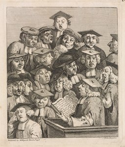 Učenci na přednášce, 1736-1737. od William Hogarth