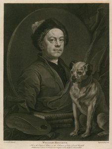 Autoportrét Williama Hogartha od William Hogarth