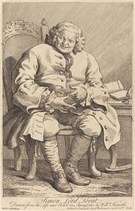 Simon Lord Lovat od William Hogarth