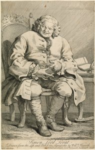 Simon Lord Lovat od William Hogarth