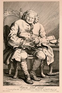 Simon, Lord Lovat, 1746 od William Hogarth