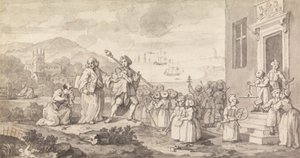 Studie pro nalezence od William Hogarth