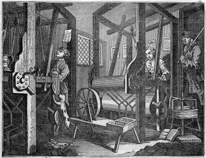 TEXTILNÍ MLÝN od William Hogarth