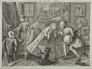 Vkus ve vyšší společnosti od William Hogarth