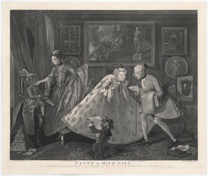 Taste in High Life, vyryl Samuel Phillips, 1808 od William Hogarth