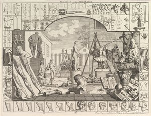 Analýza krásy, talíř 1, 5. března 1753. od William Hogarth
