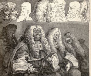 Lavička, z „Díla Williama Hogartha“, publikovaná v roce 1833 od William Hogarth