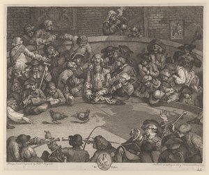 Zápas kohoutů od William Hogarth
