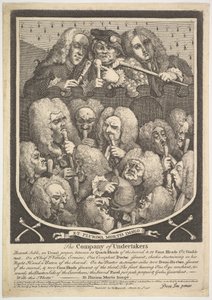 The Company of Undertakers, 3. března 1736. od William Hogarth