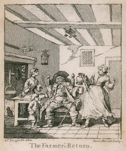 Farmářův návrat od William Hogarth