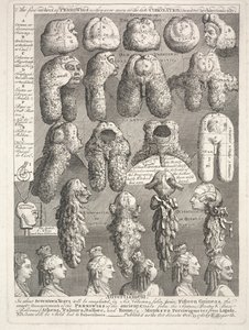 Pět řádů Perriwigů, 15. října od William Hogarth
