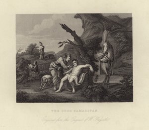 Dobrý Samaritán od William Hogarth